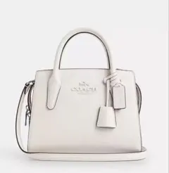 COACH コーチ アンドレア キャリーオール 白