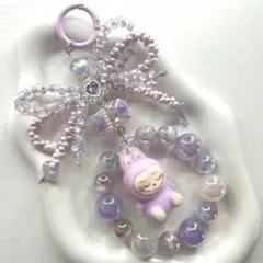 ラブブ キーホルダー ストラップ