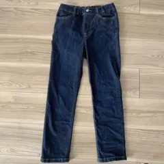 GU ダークブルー ロングパンツ