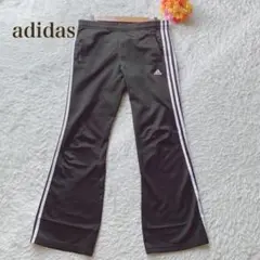 adidasアディダス【M】 ブラックジャージパンツ　トレーニング