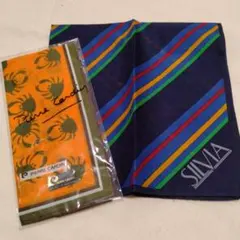 メンズ ハンカチ 2枚セット(ピエール・カルダンを含む)