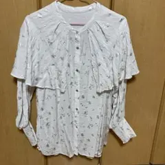 アーバンリサーチ　シルバー箔が特徴的な長袖シャツ