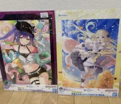 一番くじ ホロライブ ビジュアルボード 角巻わため　常闇トワ