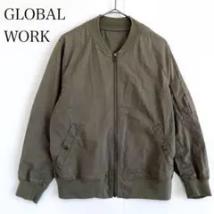 GLOBAL WORK グローバルワーク MA-1 カーキ ライトアウター 春