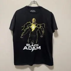 BLACK ADAM ビックプリント 半袖Tシャツ Lサイズ