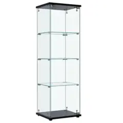 【ブラック】コレクションケース 4段 幅42.5×奥行36.5×高162cm