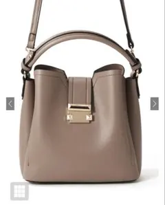 GRL 2Wayレザーショルダーバッグ tr544 モカ