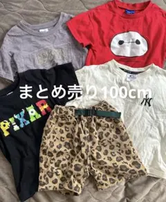 まとめ売りTシャツ ハーフパンツ5点 100cm