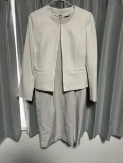 アイボリー スカートスーツ セット　11号　入学式