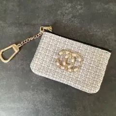 カードケース　コイン　　ベージュ