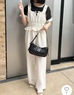 s excite　エムズエキサイト　フリル サロペット