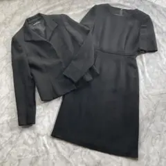 東京イギン ブラック フォーマル 半袖 ワンピース 長袖 ジャケット 7号 喪服