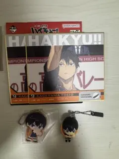 ハイキュー!! 影山飛雄 アクリルキーホルダー 色紙 ゴミ捨て場の決戦 一番くじ