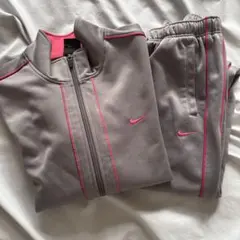 日本製Nike Dri-FIT ジャージ上下セット Mサイズ　グレー