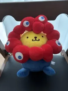 ミャクミャク サンリオ 推しカラー ぬいぐるみ M ポムポムプリン