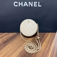 ⭐️美品 30番台⭐️CHANEL ラウンド チェーン バッグ マトラッセのサムネイル