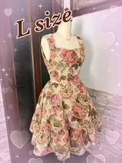 「くる実 ノエル・ド・メモワール ジャンパースカートL」しまむら ロリータ