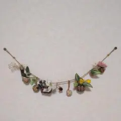 フラワーガーランド　ハンドメイド　ナチュラル