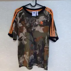 希少デザイン アディダス オリジナルス リアルツリー カモフラ Tシャツ