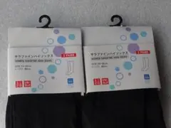 ★新品・未使用★ユニクロ　サラファイン　ハイソックス　4足