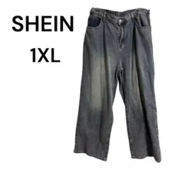 即購入⭕️ SHEIN レディース　デニムパンツ　1XL ゆったりサイズ