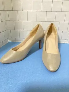 RANDA ストレスフリー/走れる美脚パンプス 25cm シルバー