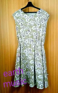 ⭐️春物セール⭐️ノースリーブ ワンピース　earth music