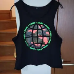 ZUMBA グラフィックプリント タンクトップ