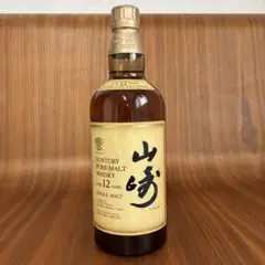 山崎 12年 旧ラベル 750ml　ピュアモルト　箱無し 山崎12年 ピュアモルト 特級 旧ラベルの買取実績 | 買取専門店さすがや