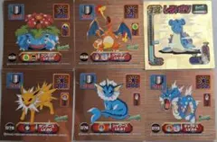 ❰早い者勝ち　リザードン入り❱アマダポケモン最強シール烈伝 ブロンズ 5枚+1枚