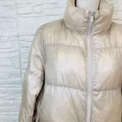 UNIQLO 유니클로 울트라 라이트 다운 재킷 M 베이지 여성