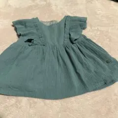 petit main フリル付きトップス 80