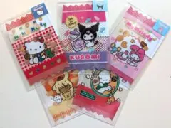 【Loft先行】箔押クリアカード おやつパーティー サンリオキャラクターズ5種類