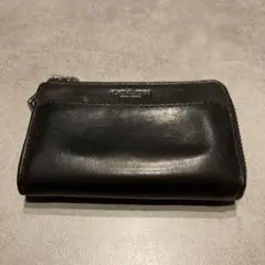 COACH ブラックレザー コインケース カードケース