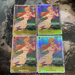 ワンピースカード ナミ SR 4枚 二つの伝説