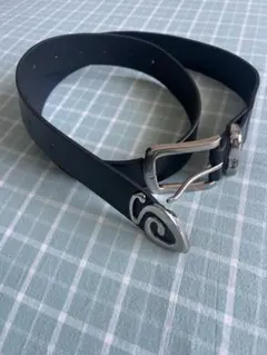 Stussy Sロゴ ベルト ブラック