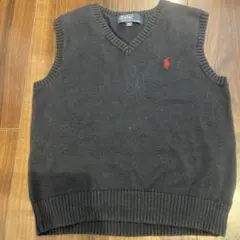 Polo by Ralph Lauren ネイビーVネック ベスト 120