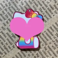 レインボーカラー アクリルチャーム