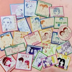 りぼん　フレークシール　24枚　まとめ売り　3coins