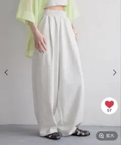 LOWRYSFARM カットイージーコクーンパンツ２