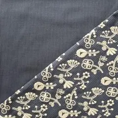 C&S field of flower ミナペルホネン Stripe navy