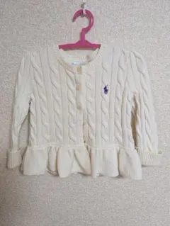 Ralph Lauren カーディガン 12m ストライプワンピース18m