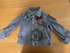 WASK ストライプ　デニムジャケット