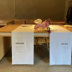 【結婚式】ウェルカムスペース　受付タペストリー　小西製作所