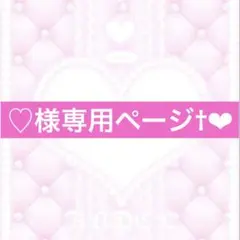 ♡様専用6月〜
