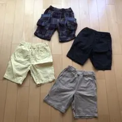 ユニクロ　ショートパンツ　4枚セット　130