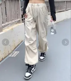 シャギー カーゴパンツ パラシュートパンツ