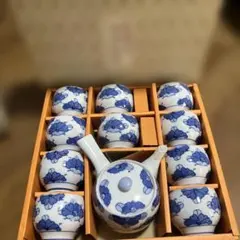 有田焼　雅山作　急須　湯呑セット 御陶磁器 茶器
