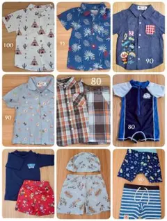 ベビーキッズ　夏服セット 100cm~80cm