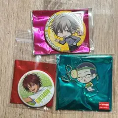テニスの王子様 四天宝寺 グッズまとめ売り 白石 金色 遠山 缶バッジ アクキー